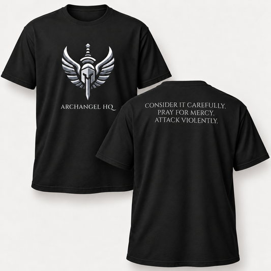 Creed Tee — men's front and back views